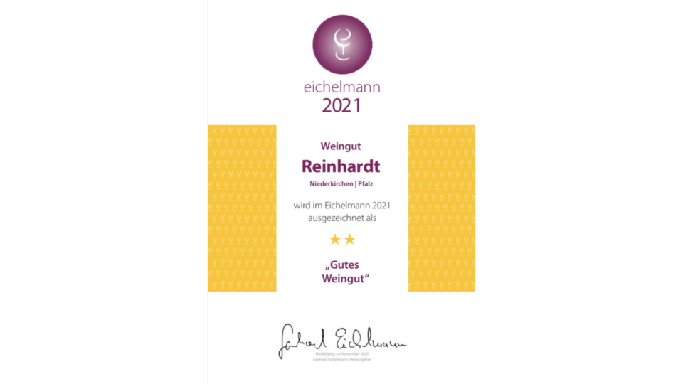 Eichelmann 2021-Weingut Reinhardt