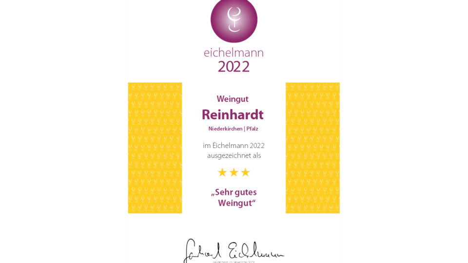 Weinführer 2022-Eichelmann 2022-Weingut Reinhardt